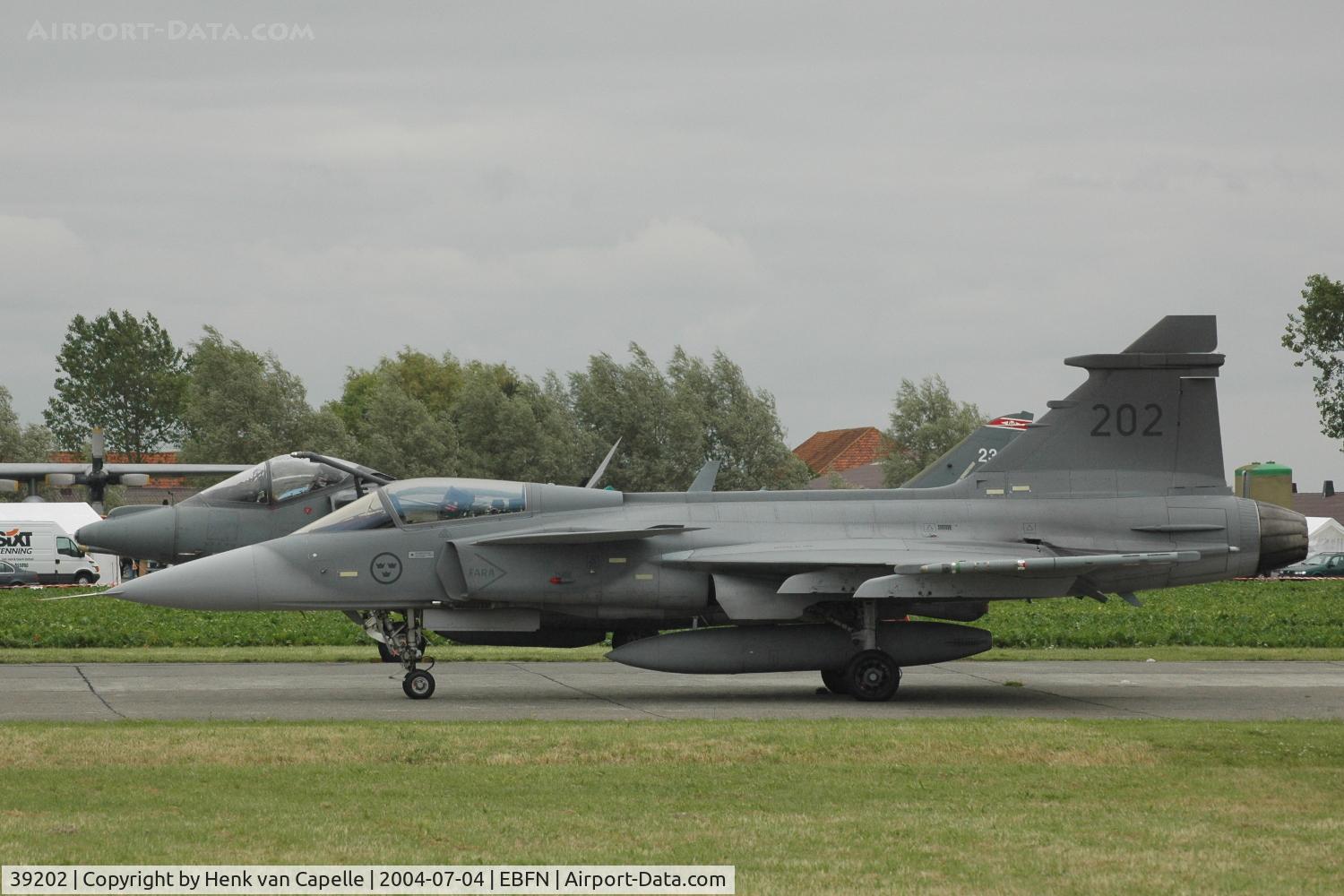 39202, Saab JAS-39A Gripen C/N 39202, Flygvapnet JAS39A Gripen at Koksijde Air Base, Belgium