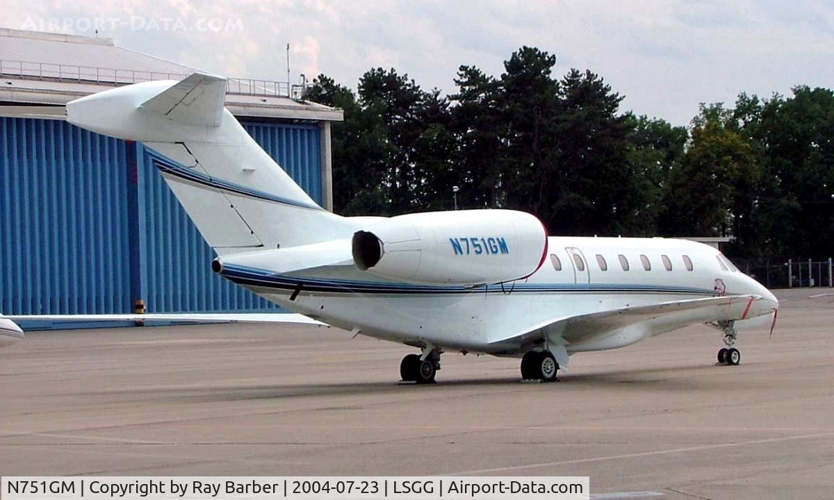 N751GM, 2003 Cessna 750 Citation X C/N 750-0207, Cessna Citation X [750-0207] Geneva~H 23/07/2004