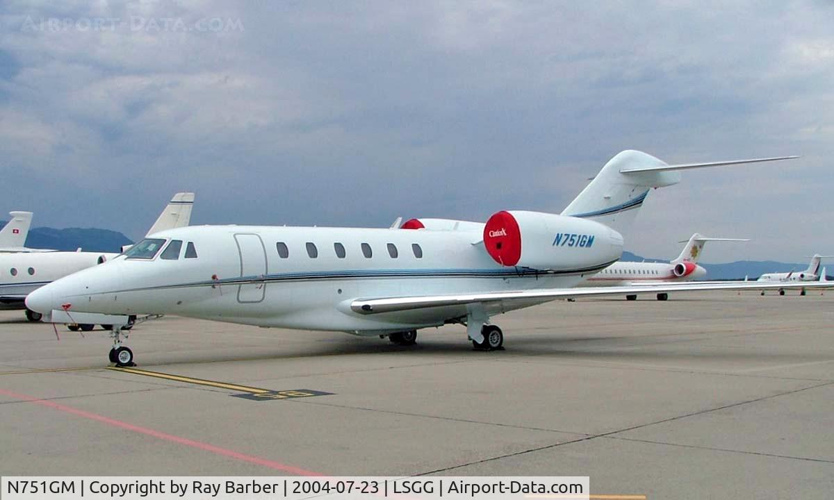 N751GM, 2003 Cessna 750 Citation X C/N 750-0207, Cessna Citation X [750-0207] Geneva~H 23/07/2004