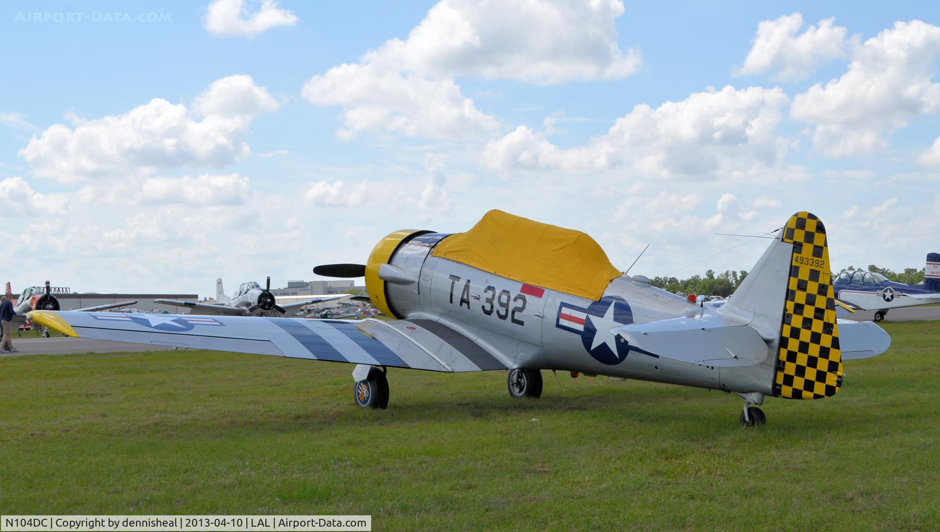 N104DC, 1949 North American T-6G Texan C/N 168-516, 1949 NORTH AMERICAN T-6G