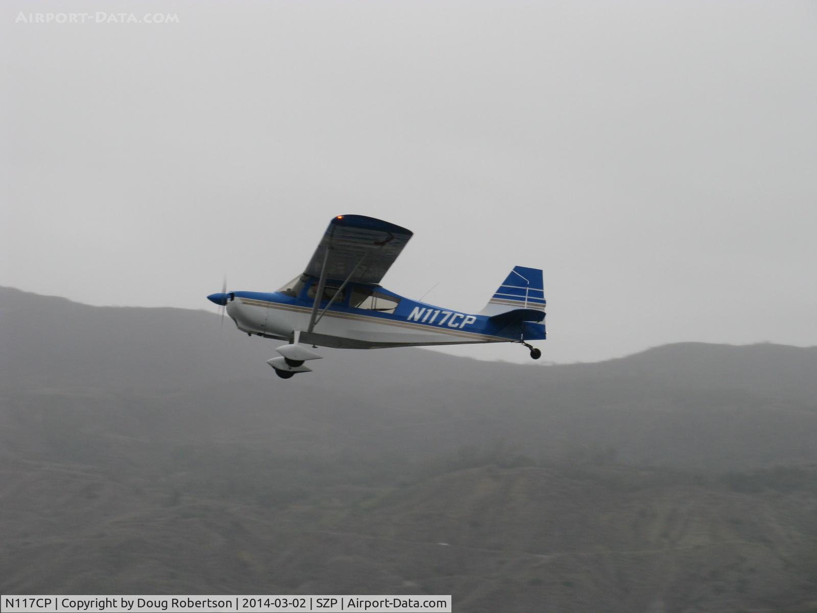 N117CP, American Champion 7GCBC Citabria C/N 1275-99, 1999 American Champion 7GCBC CITABRIA, Lycoming 0-320 150 Hp, takeoff climb Rwy 04