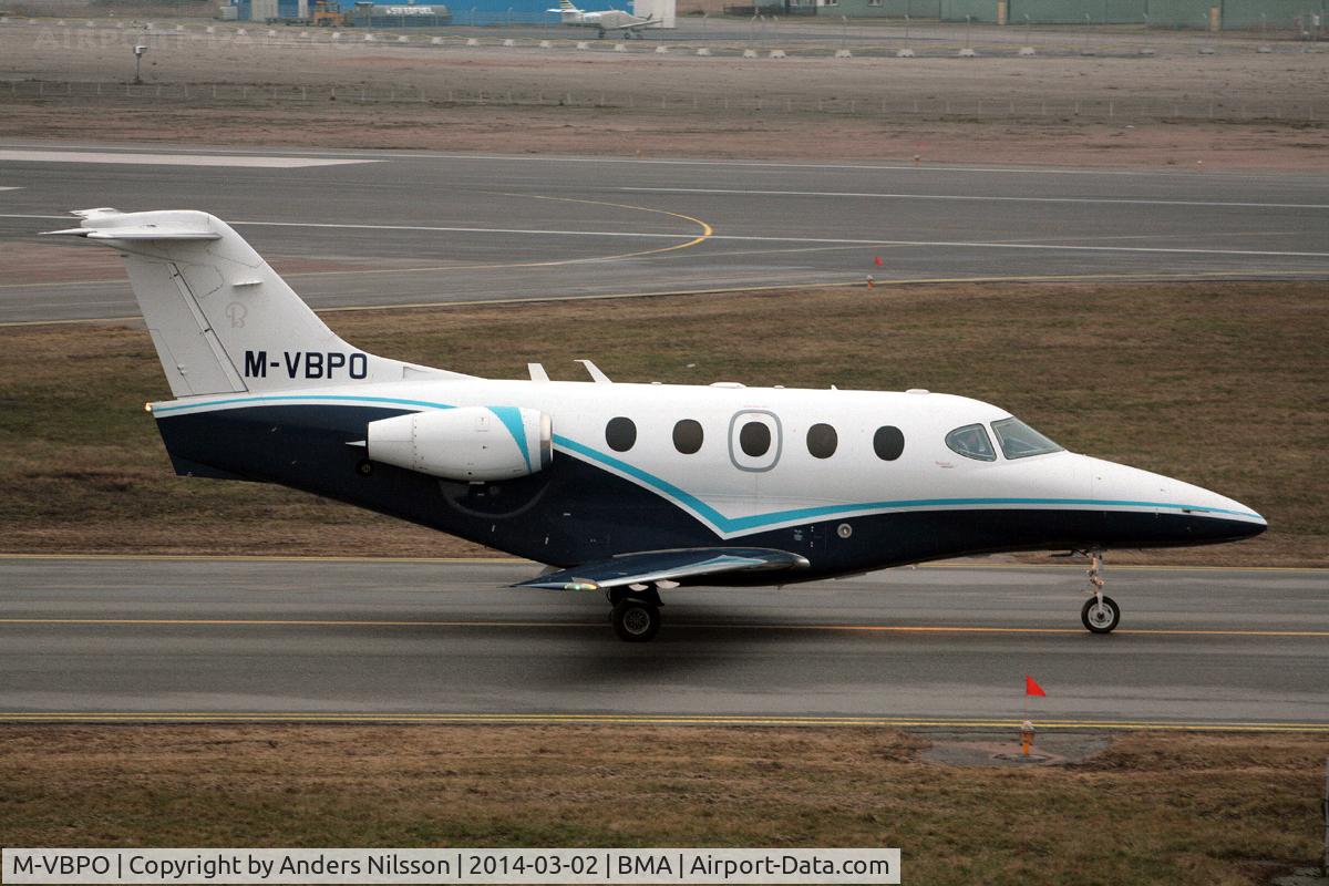 M-VBPO, 2005 Raytheon 390 Premier 1A C/N RB-138, Taxiing in after landing.