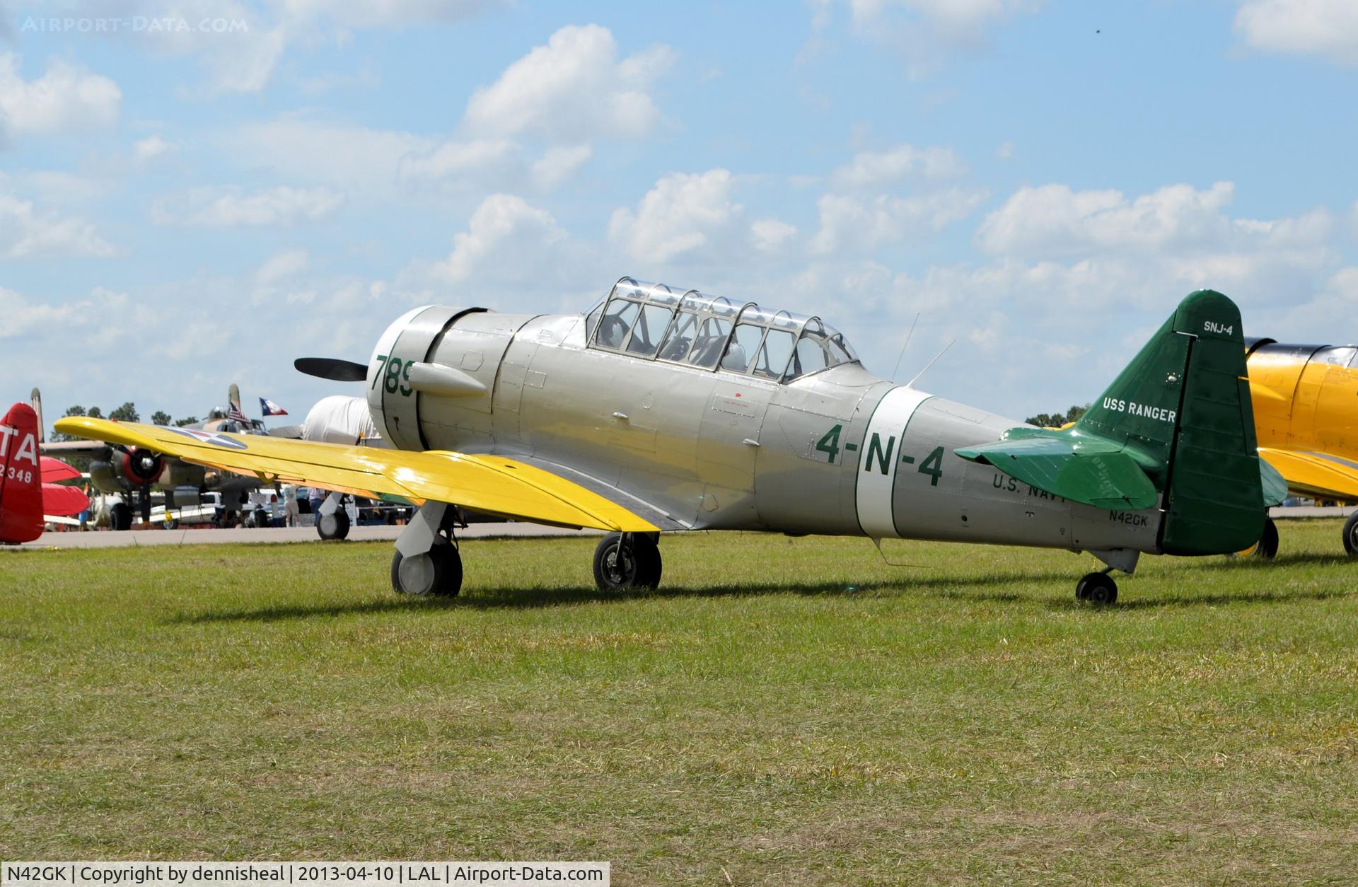 N42GK, 1942 North American AT-6D C/N 8810577, 1942 NORTH AMERICAN AT-6D