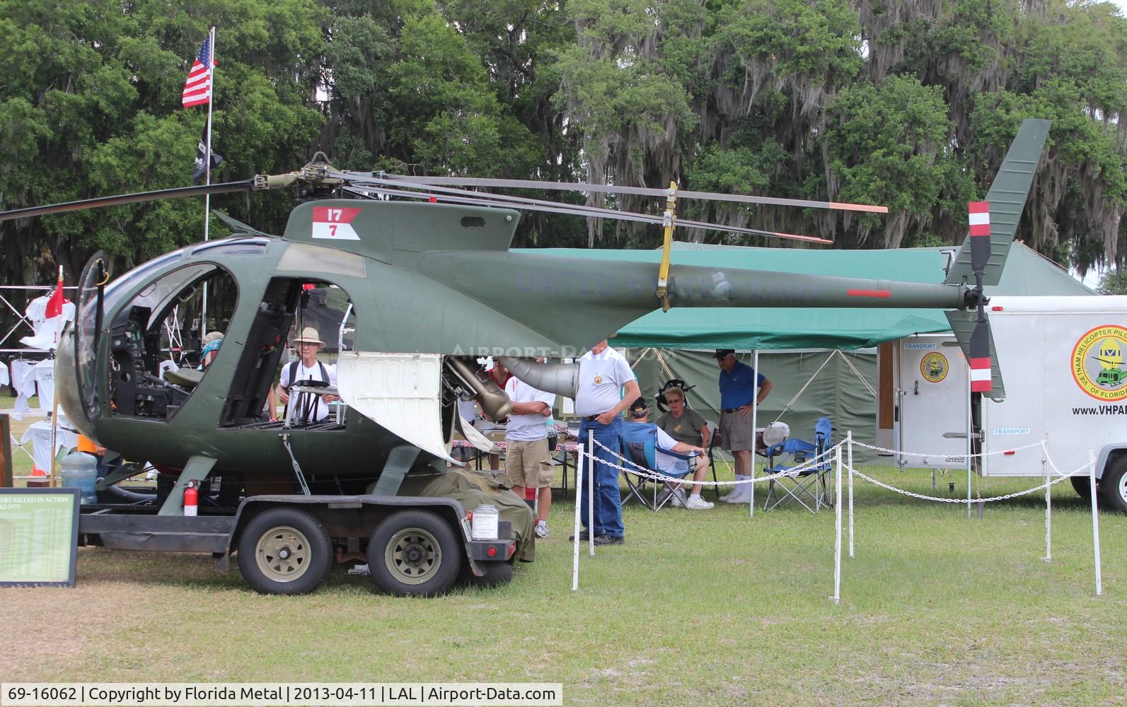 69-16062, 1969 Hughes MH-6B Cayuse C/N 1432, OH-6A at Sun N Fun