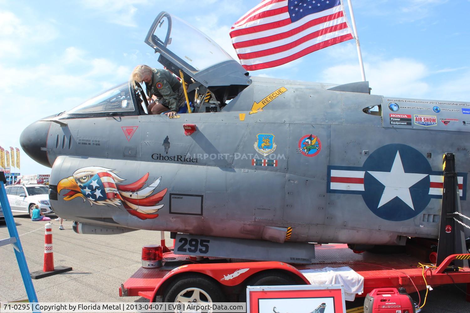 71-0295, 1971 LTV A-7D Corsair II C/N D-206, A-7D Corsair front end