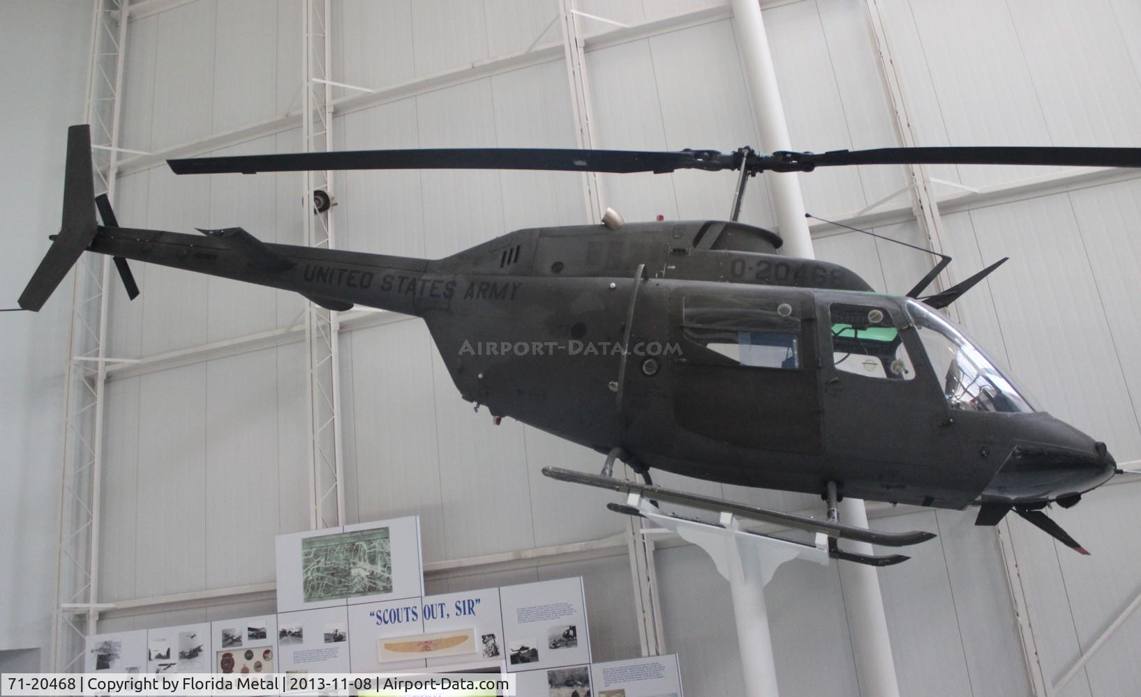 71-20468, 1971 Bell OH-58A Kiowa C/N 41329, OH-58 Kiowa at the Army Aviation Museum
