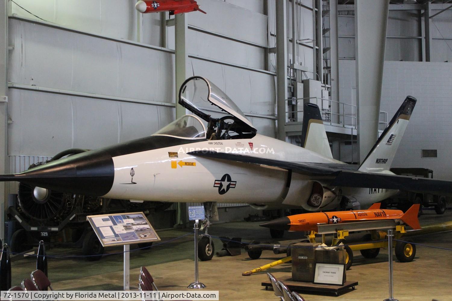 72-1570, 1973 Northrop YF-17A Cobra C/N C0002, YF-17A at Battleship Alabama