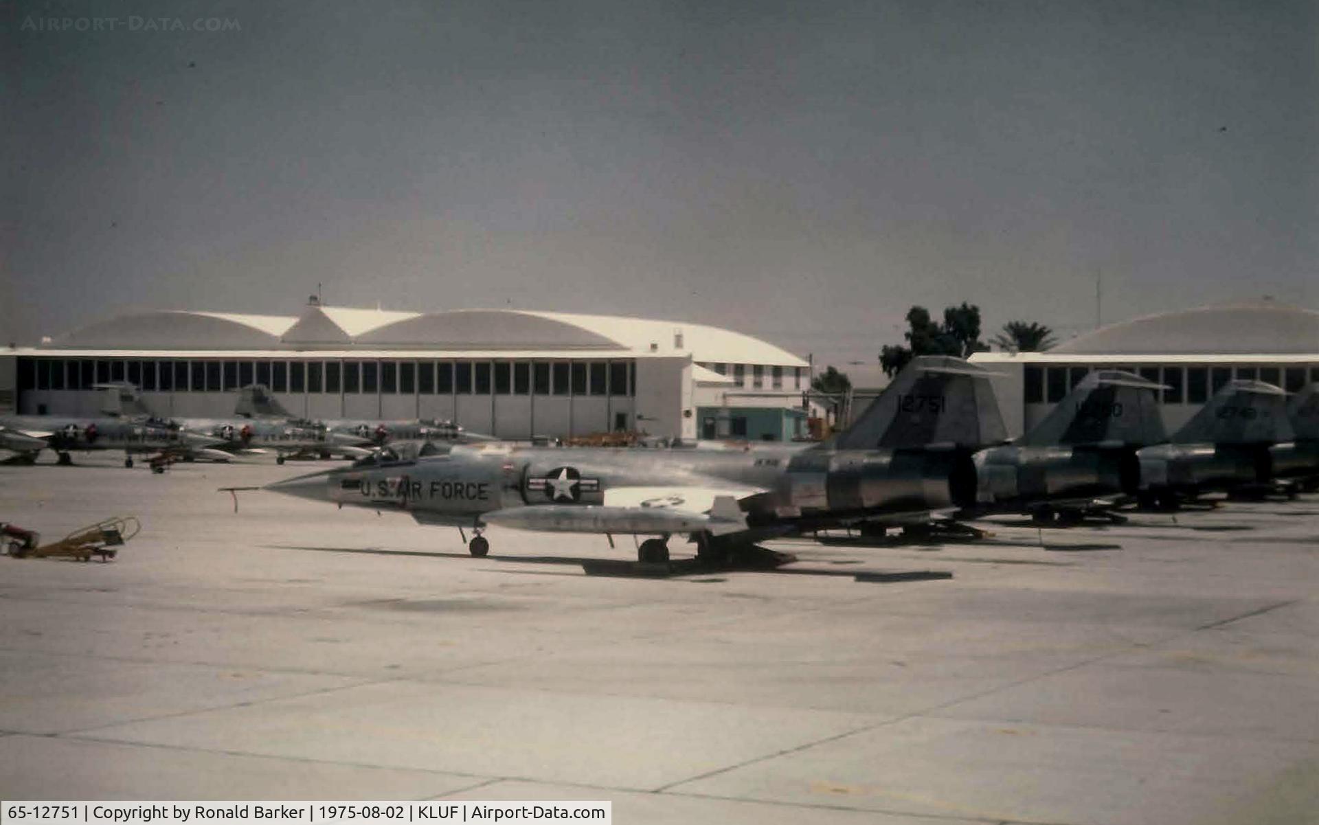 65-12751, 1965 Lockheed (Fokker) F-104G Starfighter C/N 683D-8068, 