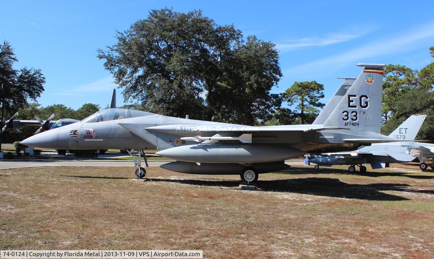 74-0124, McDonnell Douglas F-15A Eagle C/N 0100/A085, F-15 at USAF Armament Museum