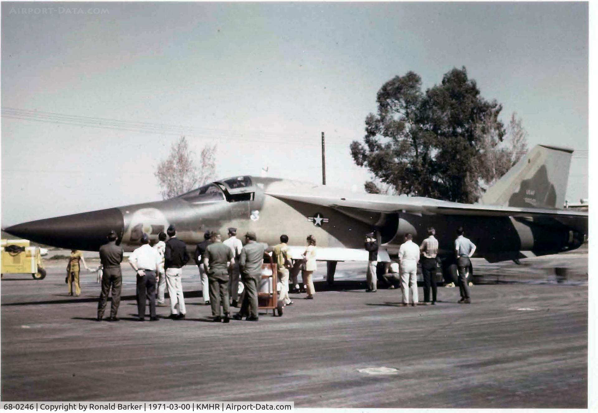 68-0246, 1968 General Dynamics FB-111A C/N B1-17, On display Mather
