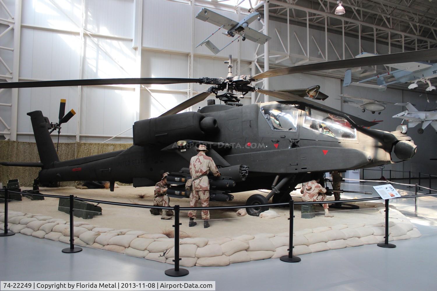 74-22249, 1975 Hughes YAH-64A Apache C/N AV.03, YAH-64A Apache at Army Aviation Museum
