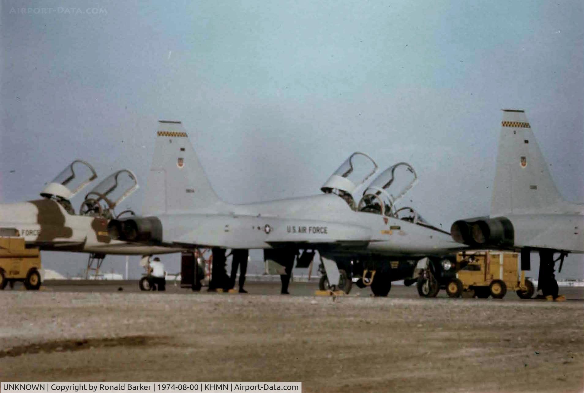 UNKNOWN, Northrop T-38 Talon C/N unknown, 64 FWS Aggressors while flying the T-38A at Holloman