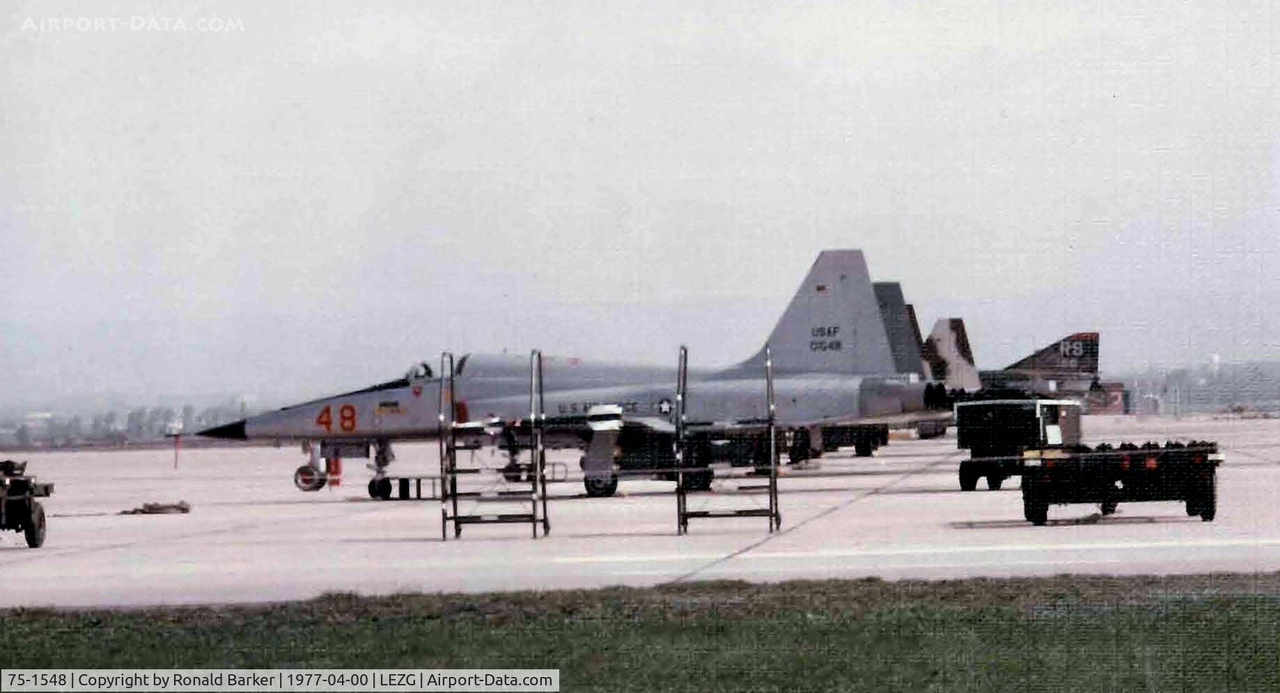 75-1548, 1975 North American F-5E C/N 1023, 527 TFATS at Zaragoza