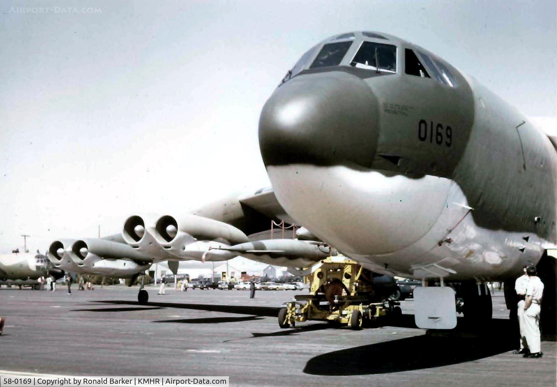 58-0169, 1958 Boeing B-52G Stratofortress C/N 464237, On display Mather