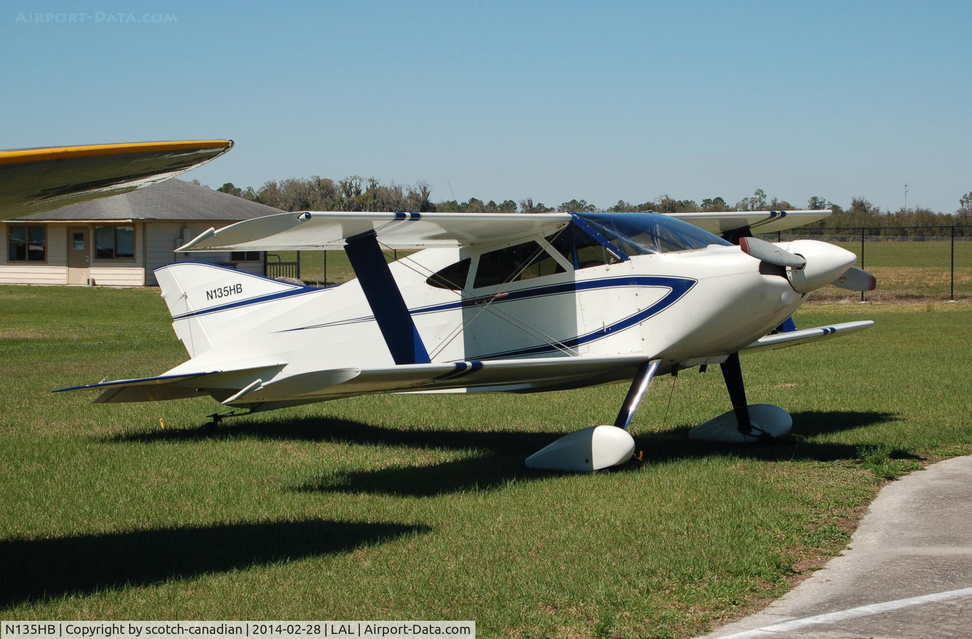 N135HB, 1995 Sorrell SNS-7 Hiperbipe C/N 207, 1995 Isner William A SNS7-HIPERBIPE, N135HB, at Lakeland Linder Regional Airport, Lakeland, FL