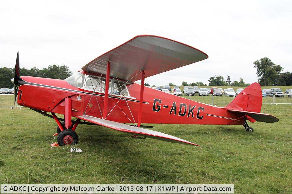 G-ADKC, 1936 De Havilland DH.87B Hornet Moth C/N 8064, De Havilland DH-87B Hornet Moth at The De Havilland Moth Club's 28th International Moth Rally at Woburn Abbey. August 2013.