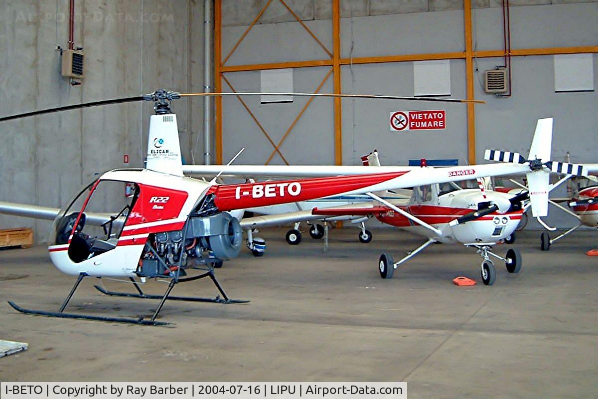 I-BETO, Robinson R22 Beta C/N 2370, Robinson R-22 Beta [2370] Padova~I 16/07/2004