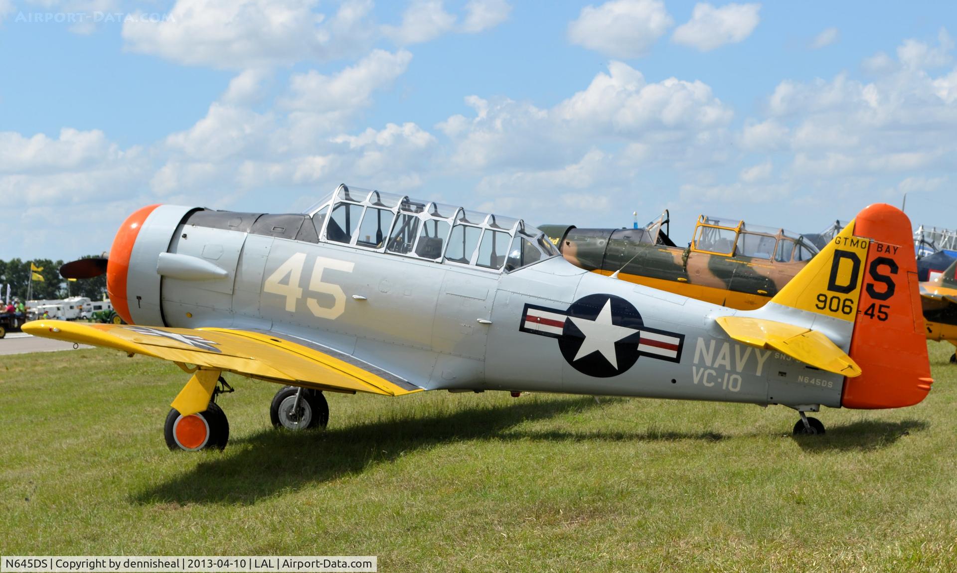 N645DS, 1944 North American SNJ-5 Texan Texan C/N 88-17678, 1944 NORTH AMERICAN SNJ-5