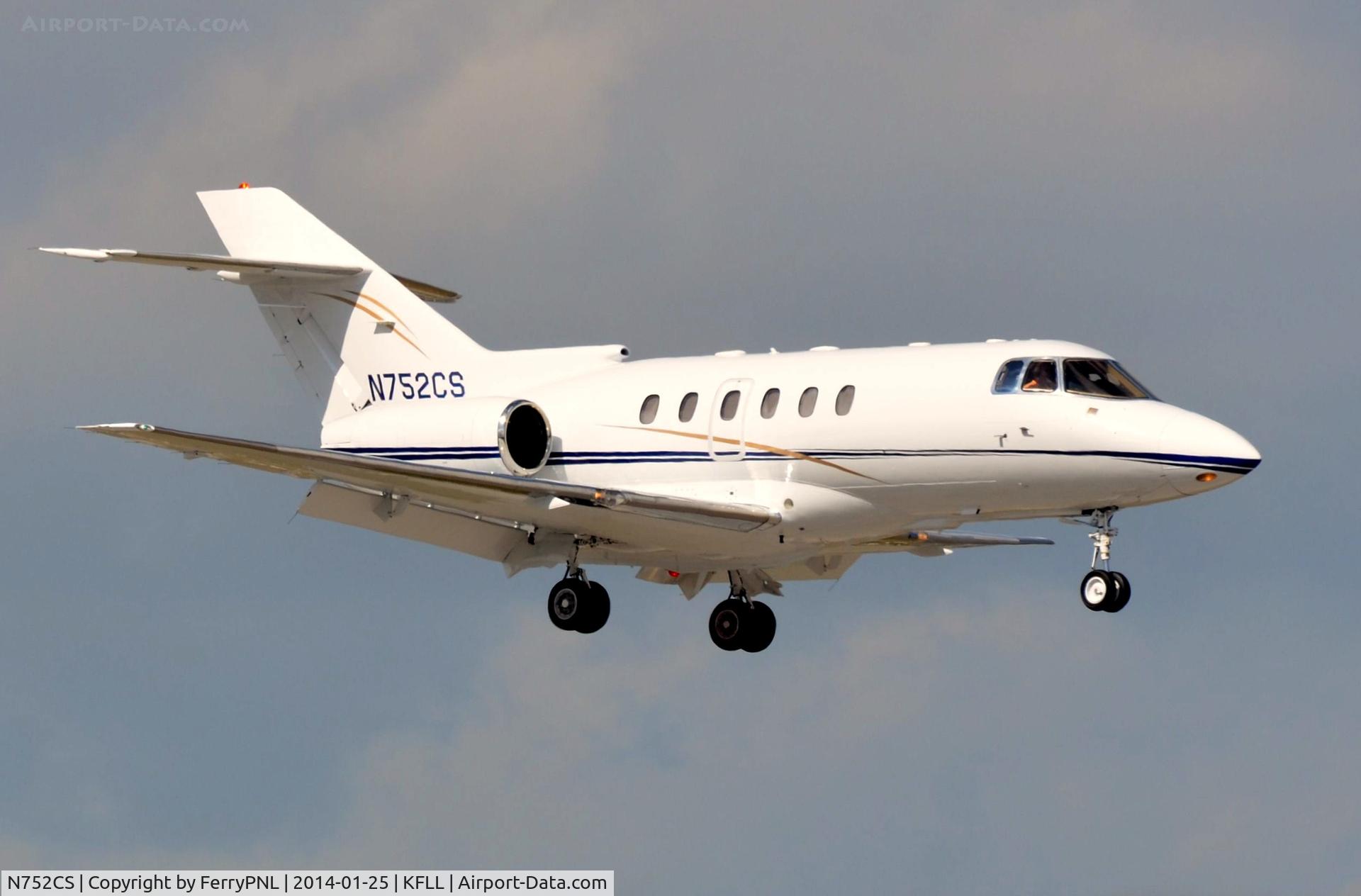 N752CS, 1996 Raytheon Hawker 800 C/N 258323, AFC Management LLC HS800