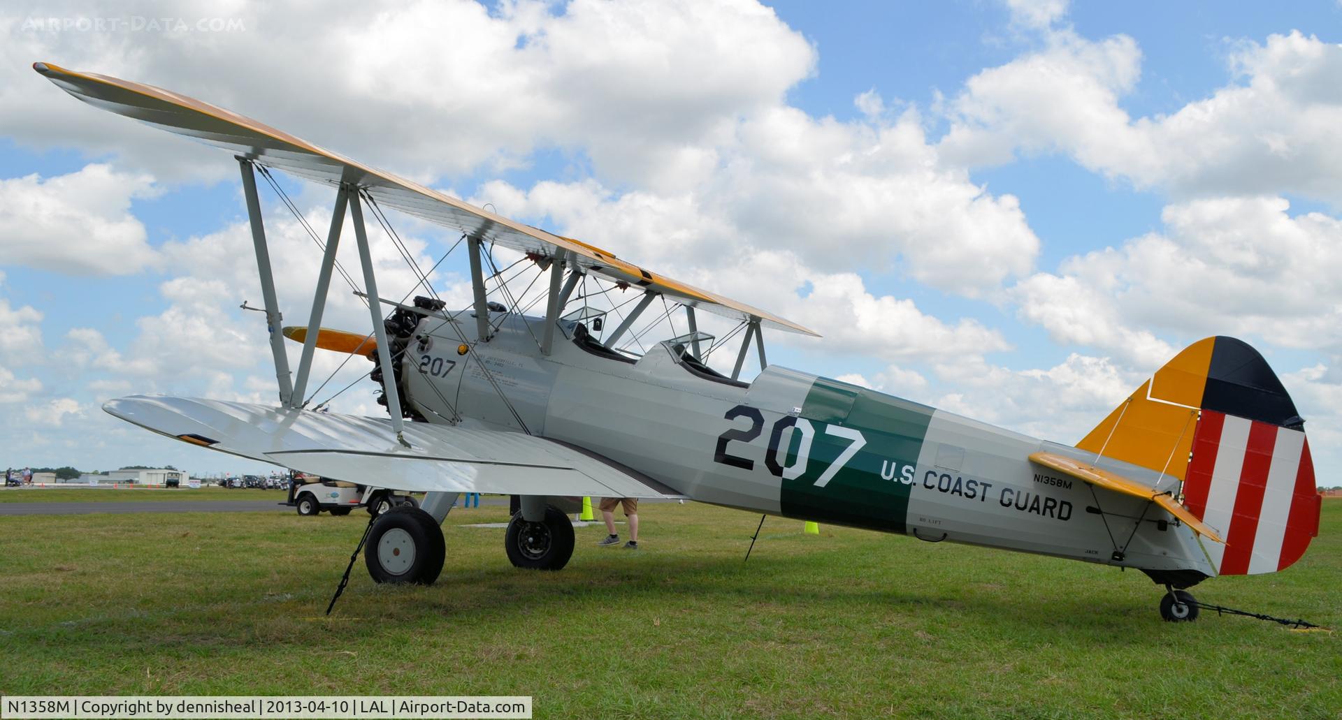 N1358M, 1941 Boeing B75N1 C/N 75-1229, 1941 BOEING B75N1