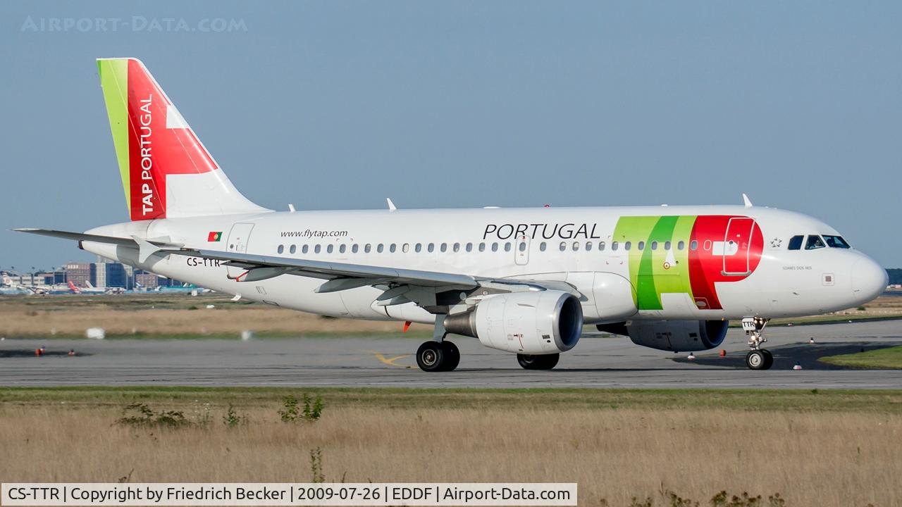 CS-TTR, 2002 Airbus A319-112 C/N 1756, departure via RW18W