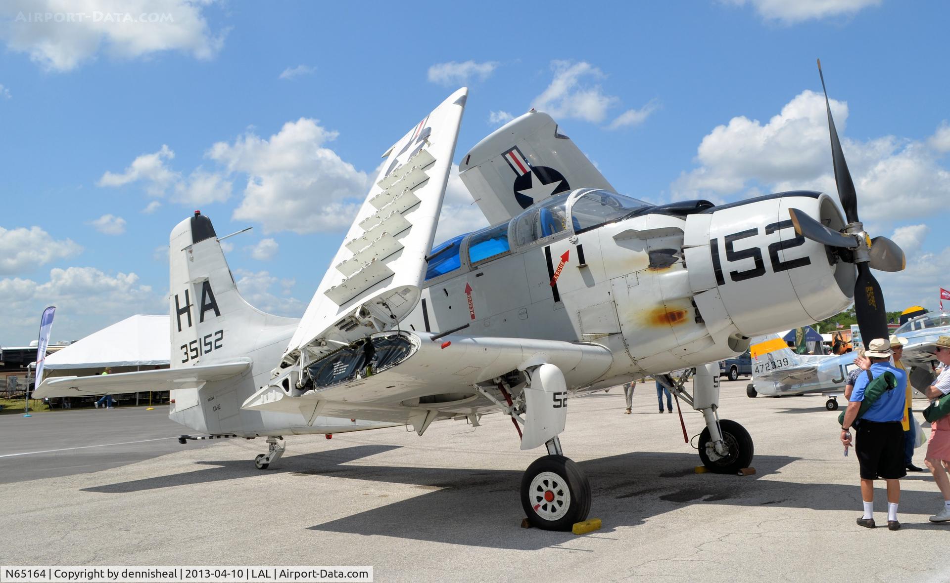 N65164, 1955 Douglas EA-1E Skyraider AD-5W C/N 55-471DH, 1955 DOUGLAS EA-1E