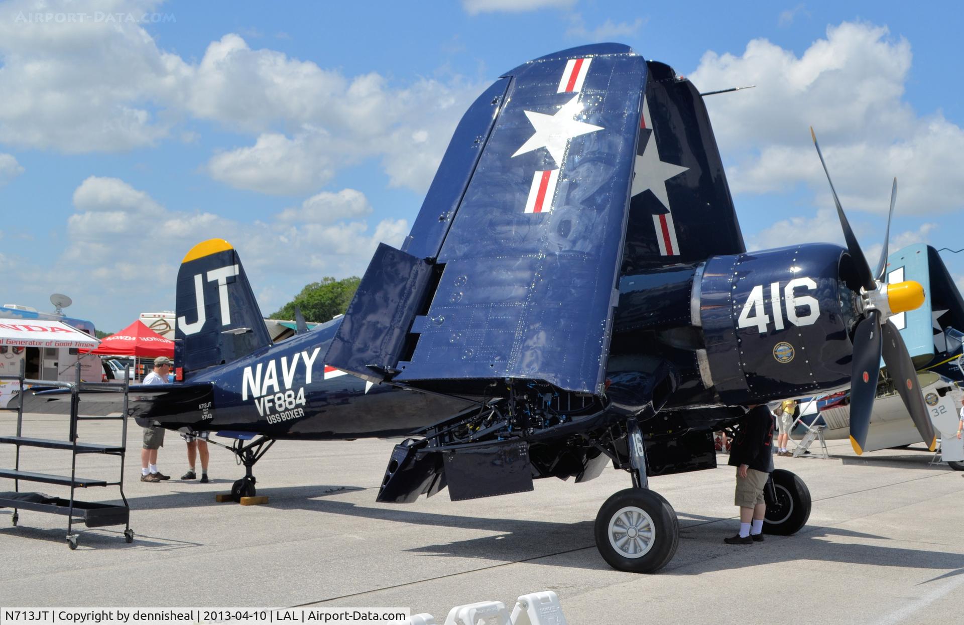 N713JT, 1945 Vought F4U-4B Corsair C/N 97143, 1945 CHANCE VOUGHT F4U-4 CORSAIR