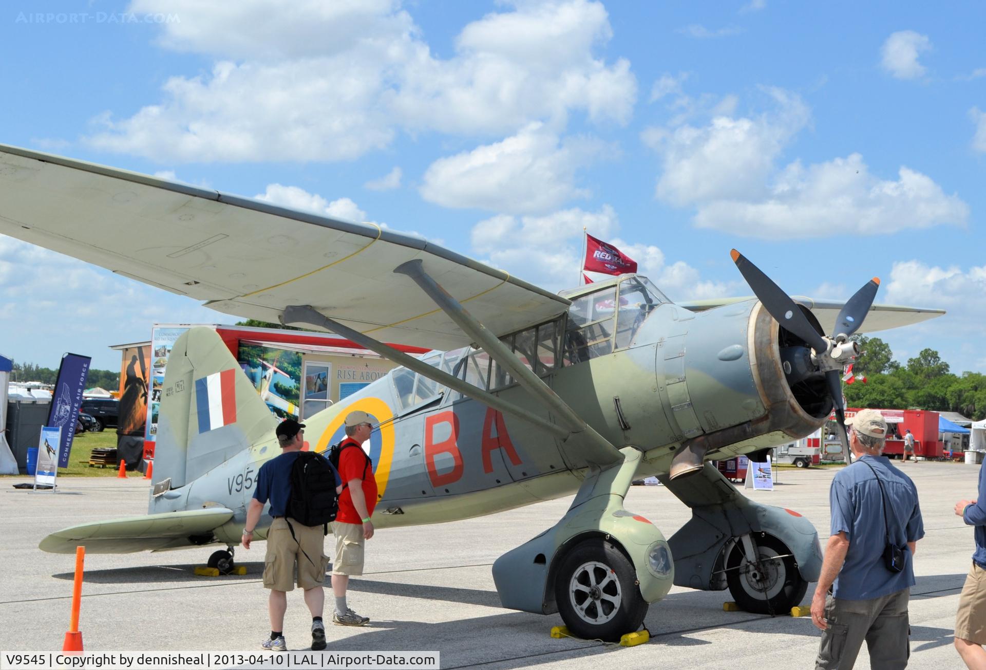 V9545, 1942 Westland Lysander IIIA C/N 1244, 1942 WESTLAND LYSANDER IIIA