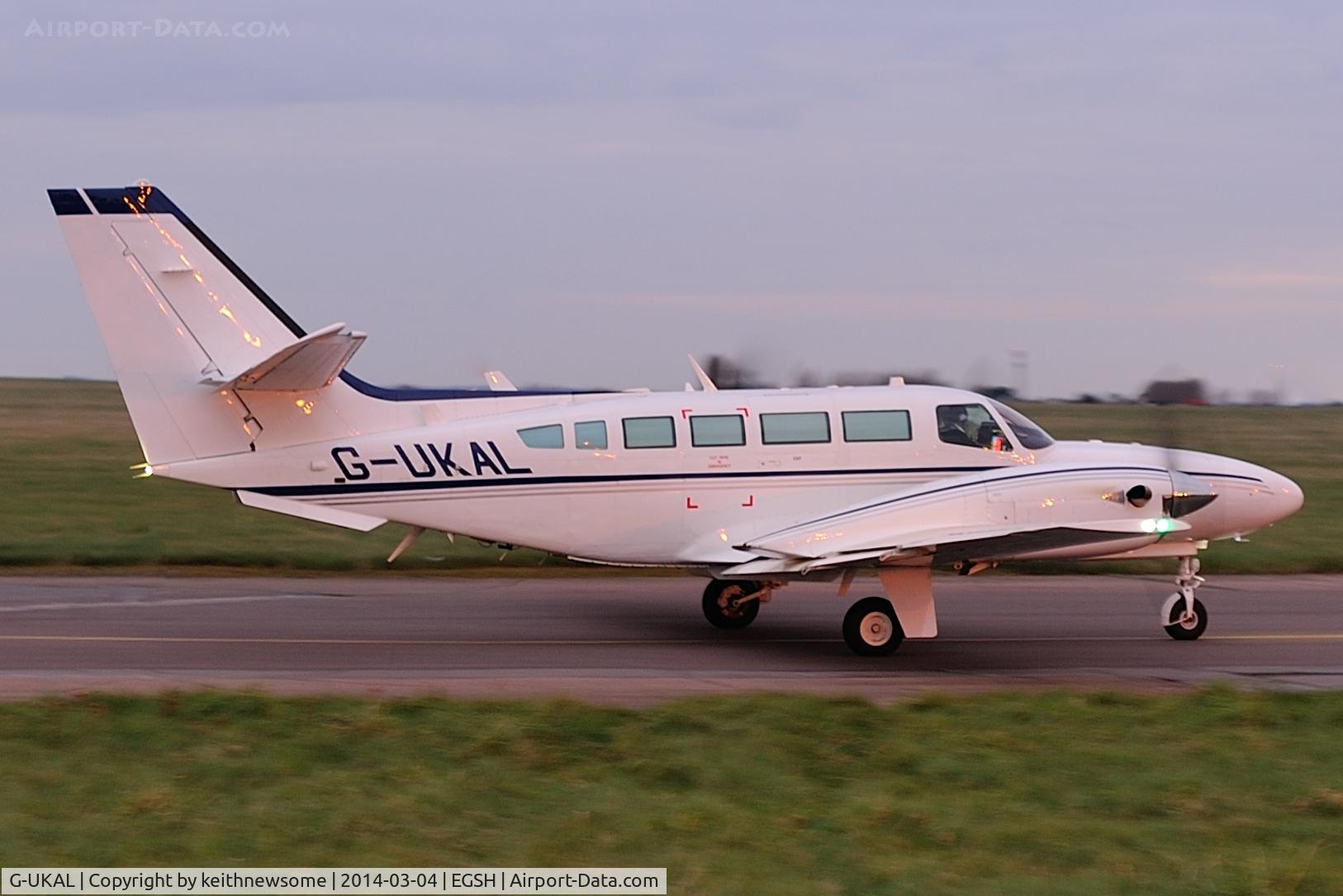 G-UKAL, 2013 Reims Cessna F406 Caravan II C/N F406-0098, Evening leaving !
