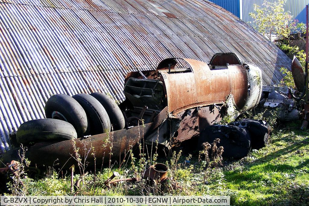 G-BZVX, 1942 Ilyushin Il-2 Shturmovik C/N 1878576, Ilyushin IL-2 Sturmovik wreck at Wickenby Aerodrome