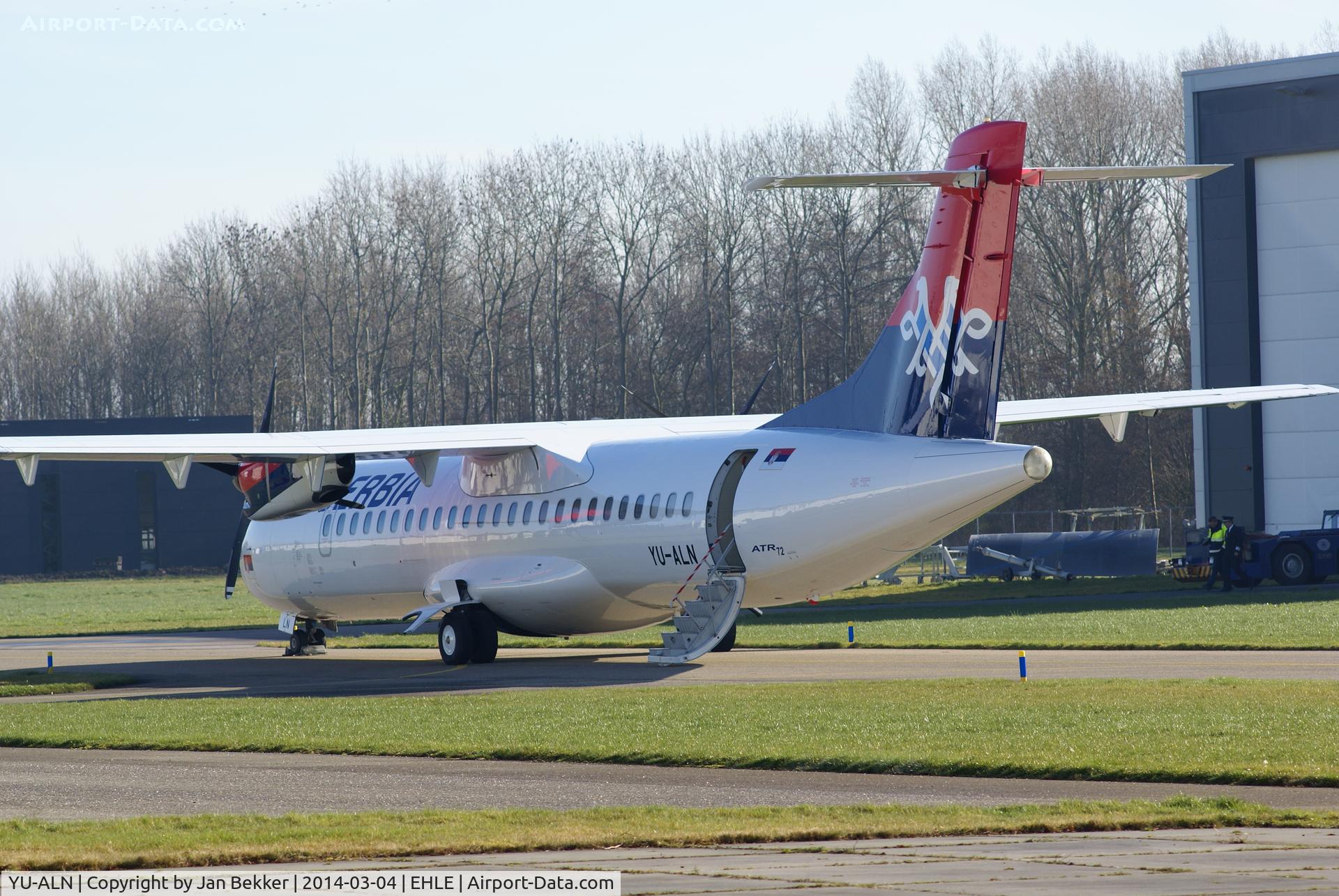 YU-ALN, 1990 ATR 72-202 C/N 180, Lelystad, just got its new livery