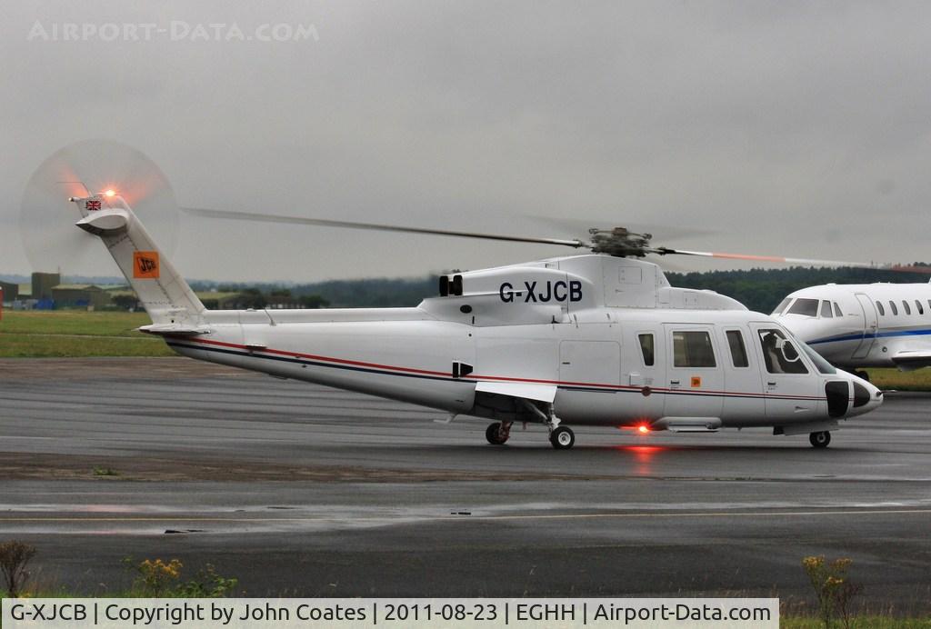 G-XJCB, 2006 Sikorsky S-76C C/N 760616, Departing Sigs