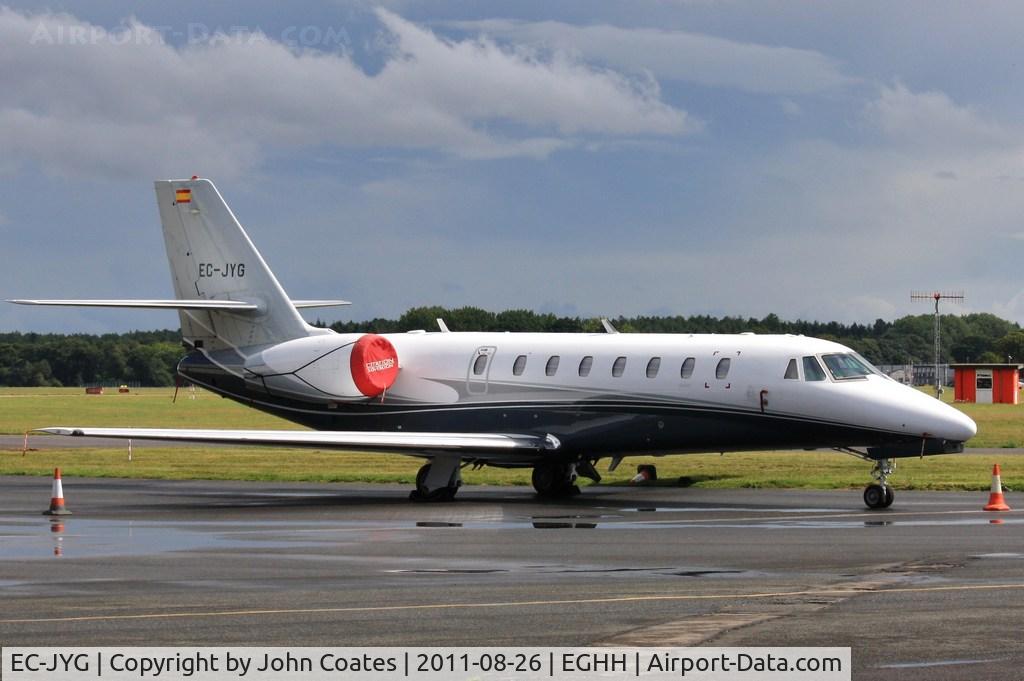 EC-JYG, 2006 Cessna 680 Citation Sovereign C/N 680-0087, At Signatures