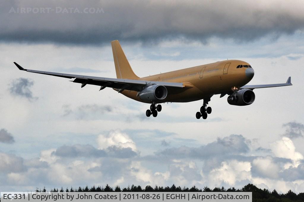 EC-331, 2011 Airbus KC2 Voyager (A330-243MRTT) C/N 1248, Arriving for fitting out at Cobham