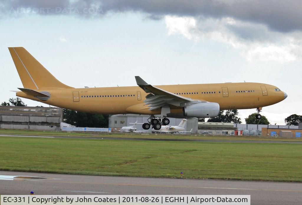 EC-331, 2011 Airbus KC2 Voyager (A330-243MRTT) C/N 1248, Arriving for fitting out at Cobham