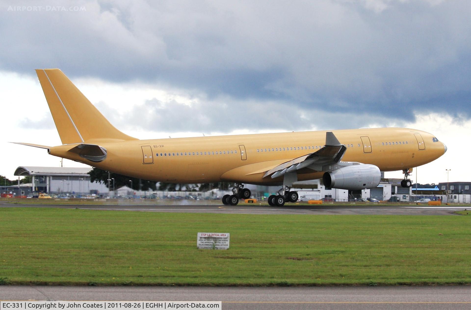 EC-331, 2011 Airbus KC2 Voyager (A330-243MRTT) C/N 1248, Touchdown