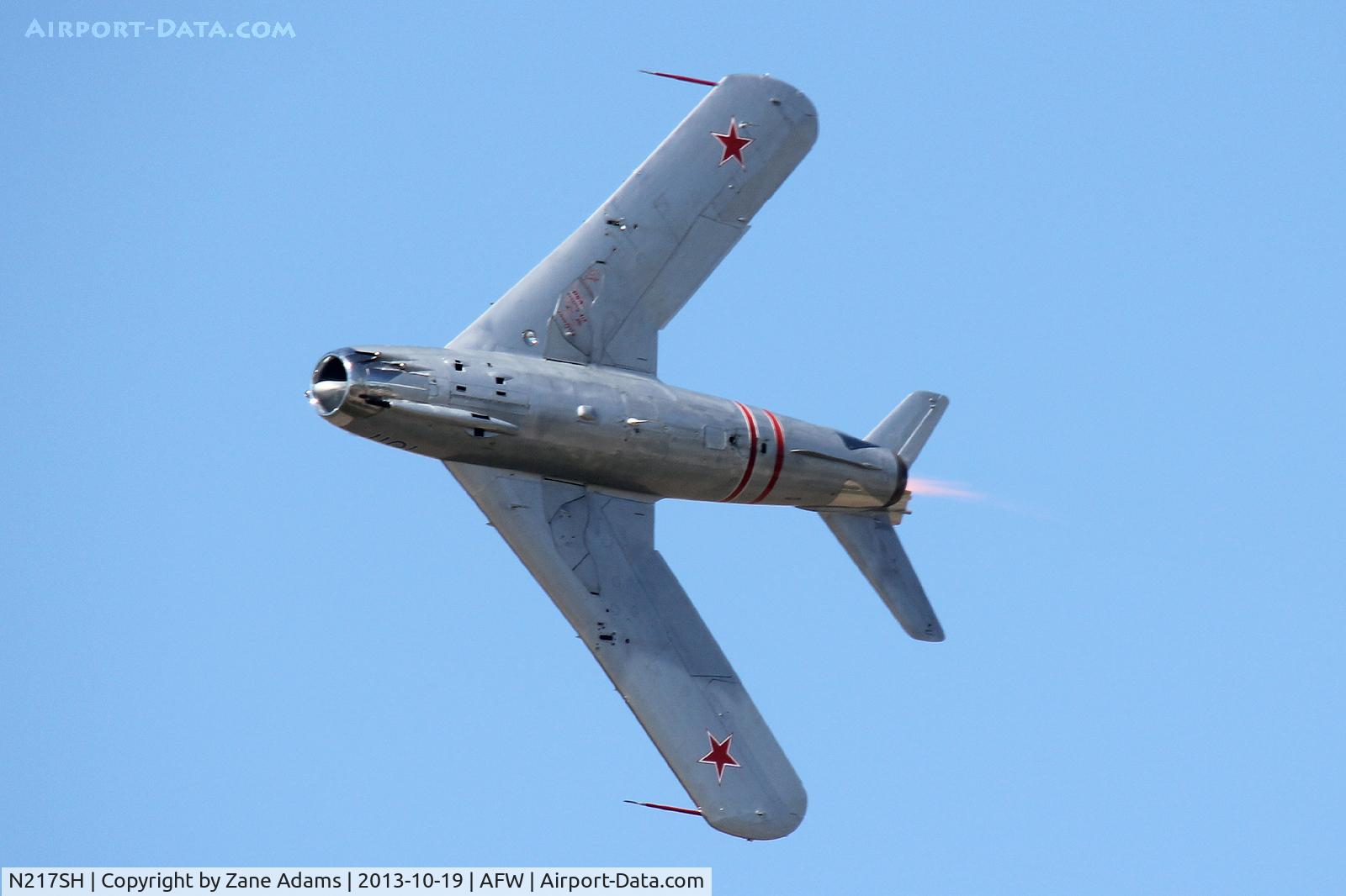 N217SH, 1959 PZL-Mielec Lim-5 (MiG-17F) C/N 1C1611, At the 2013 Alliance Airshow - Fort Worth, TX