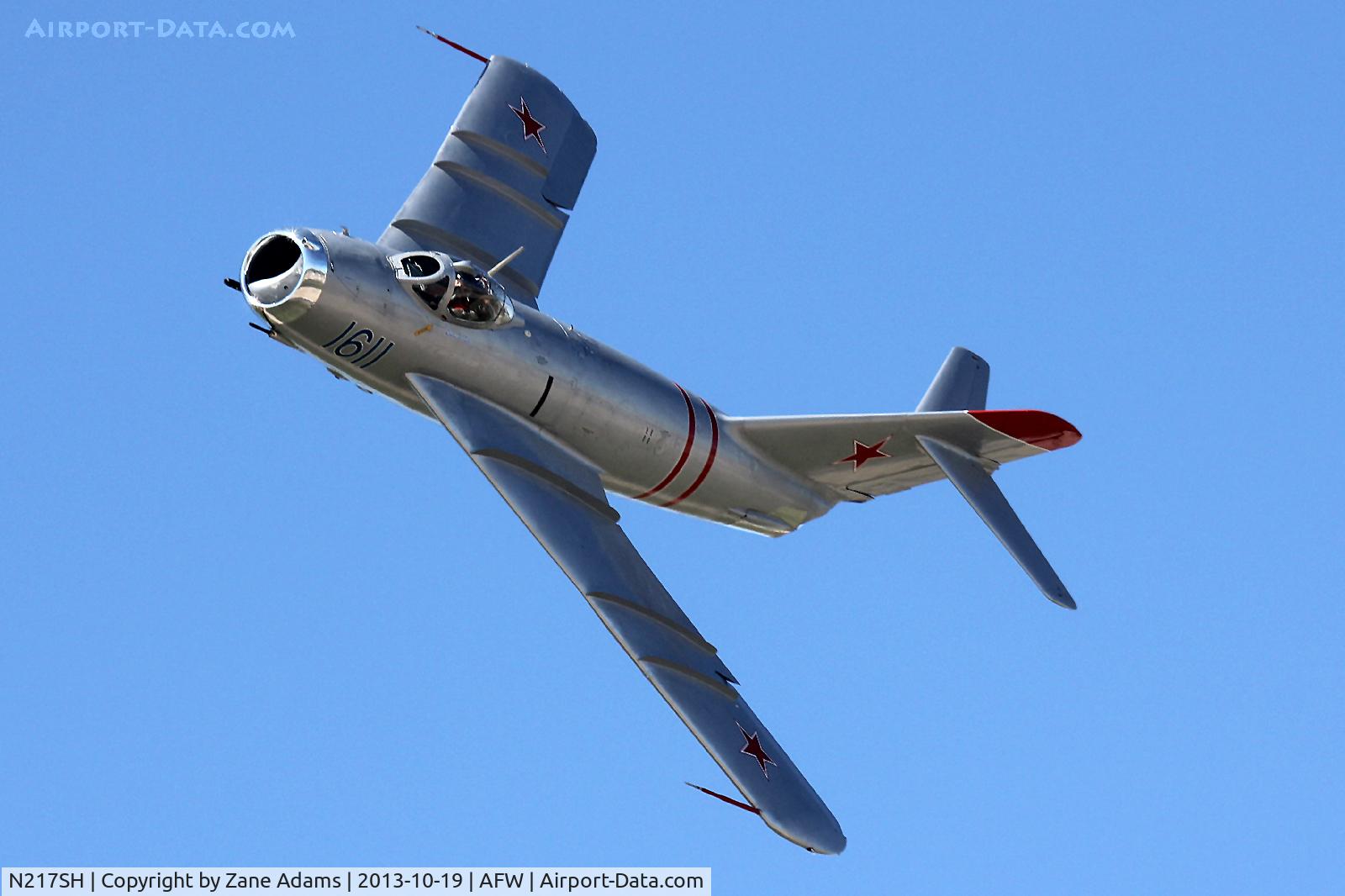 N217SH, 1959 PZL-Mielec Lim-5 (MiG-17F) C/N 1C1611, At the 2013 Alliance Airshow - Fort Worth, TX