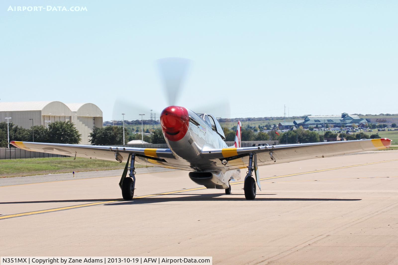 N351MX, 1944 North American P-51D Mustang C/N 122-40931 (44-74391), At the 2013 Alliance Airshow - Fort Worth, TX
