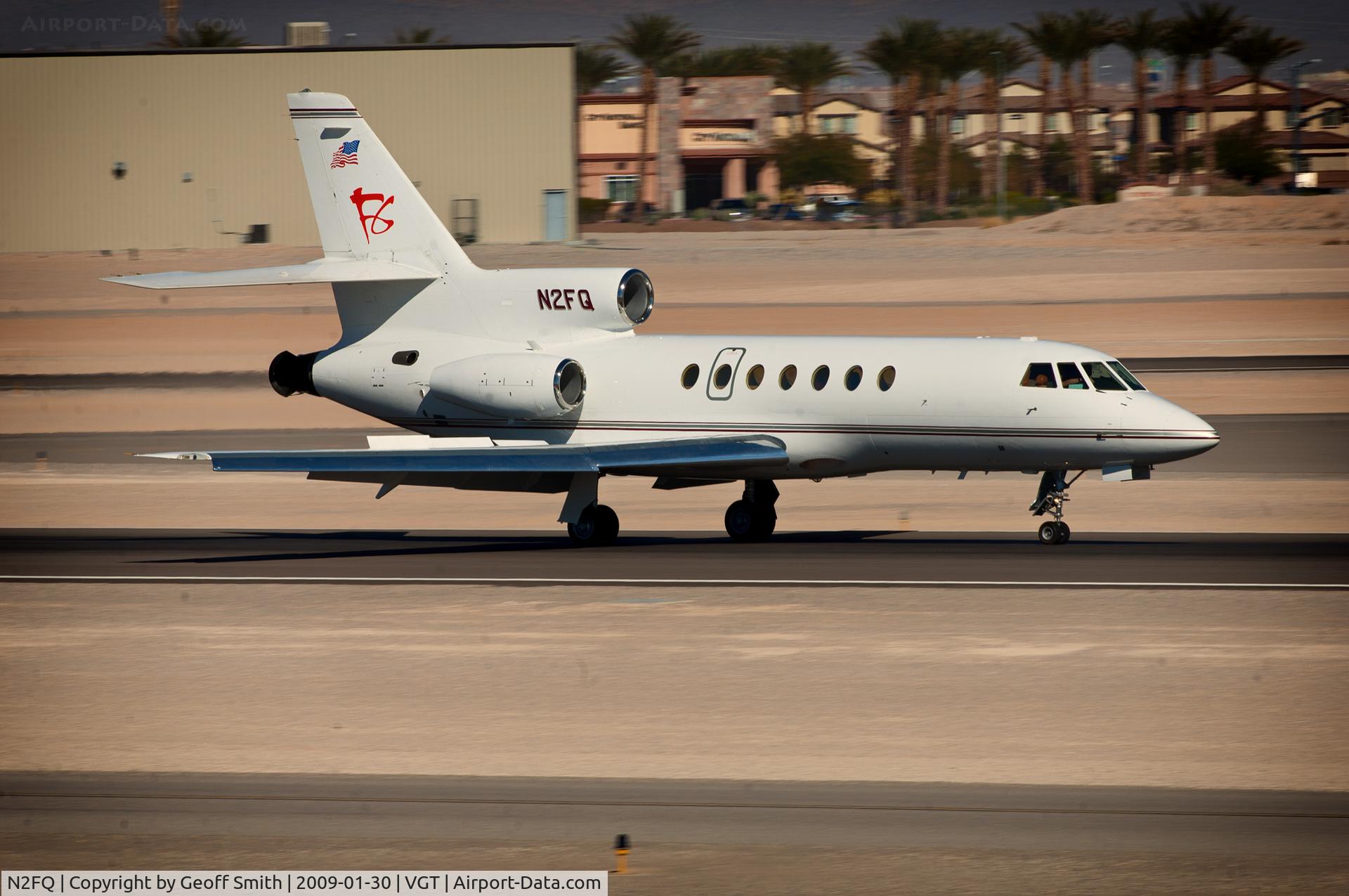 N2FQ, 1986 Dassault Falcon 50 C/N 167, N2FQ at North Las Vegas Airport
