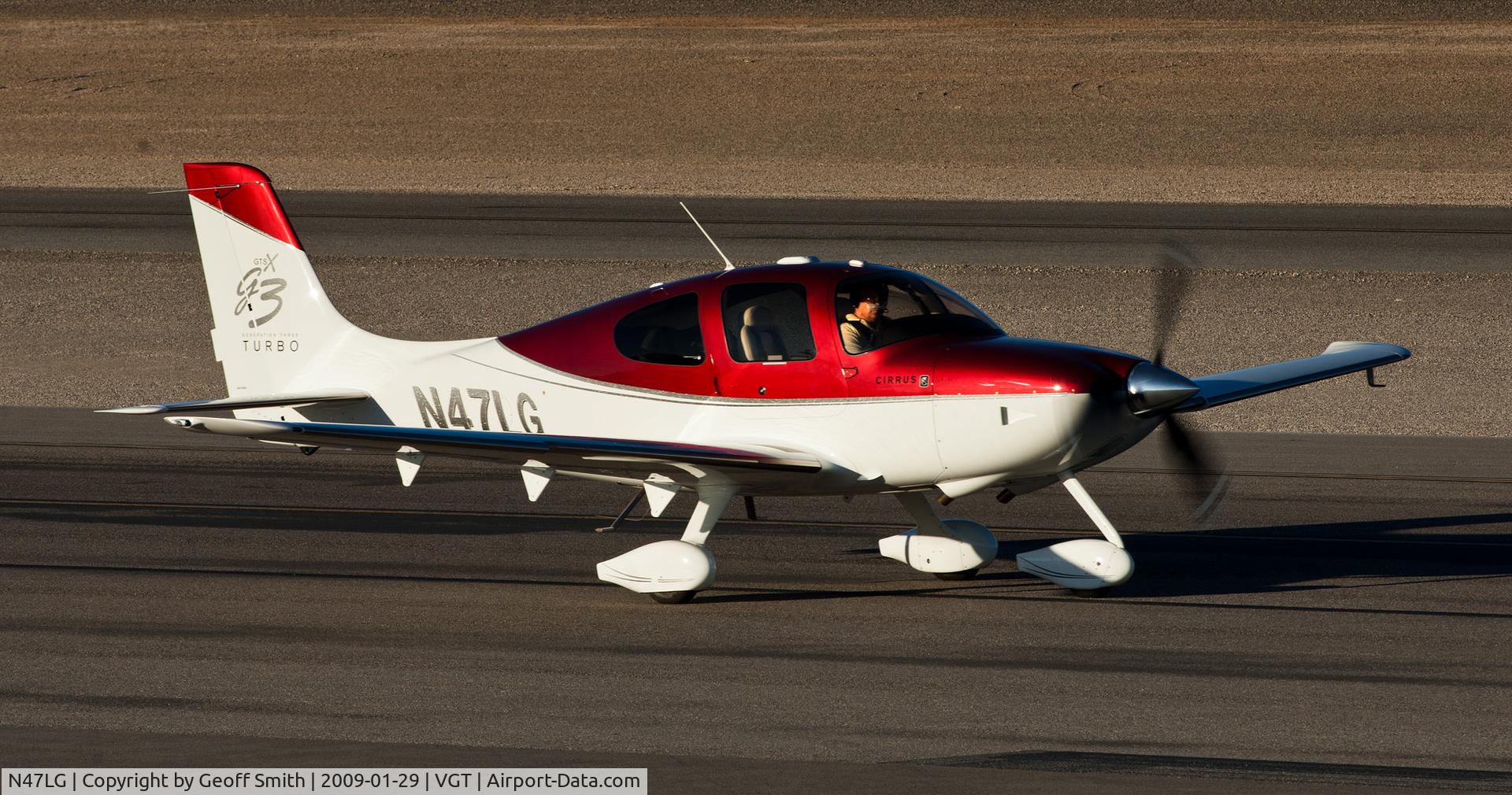 N47LG, 2008 Cirrus SR22 C/N 3134, N47LG at North Las Vegas Airport