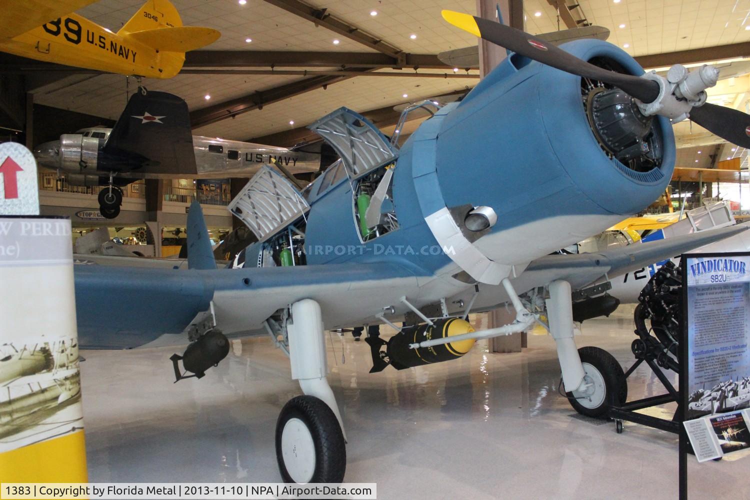 1383, 1938 Vought SB2U-1 Vindicator C/N Not found 1383, SB2U-1 Vindicator