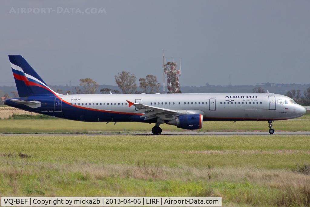 VQ-BEF, 2009 Airbus A321-211 C/N 4103, Taxiing