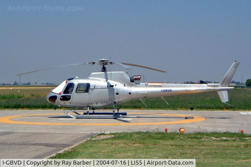 I-GBVD, 2003 Eurocopter AS-350B-3 Ecureuil Ecureuil C/N 3689, Aerospatiale AS.350B3 Ecureuil [3689] Bologna-Ozzano del Emiglia~I 16/07/2004