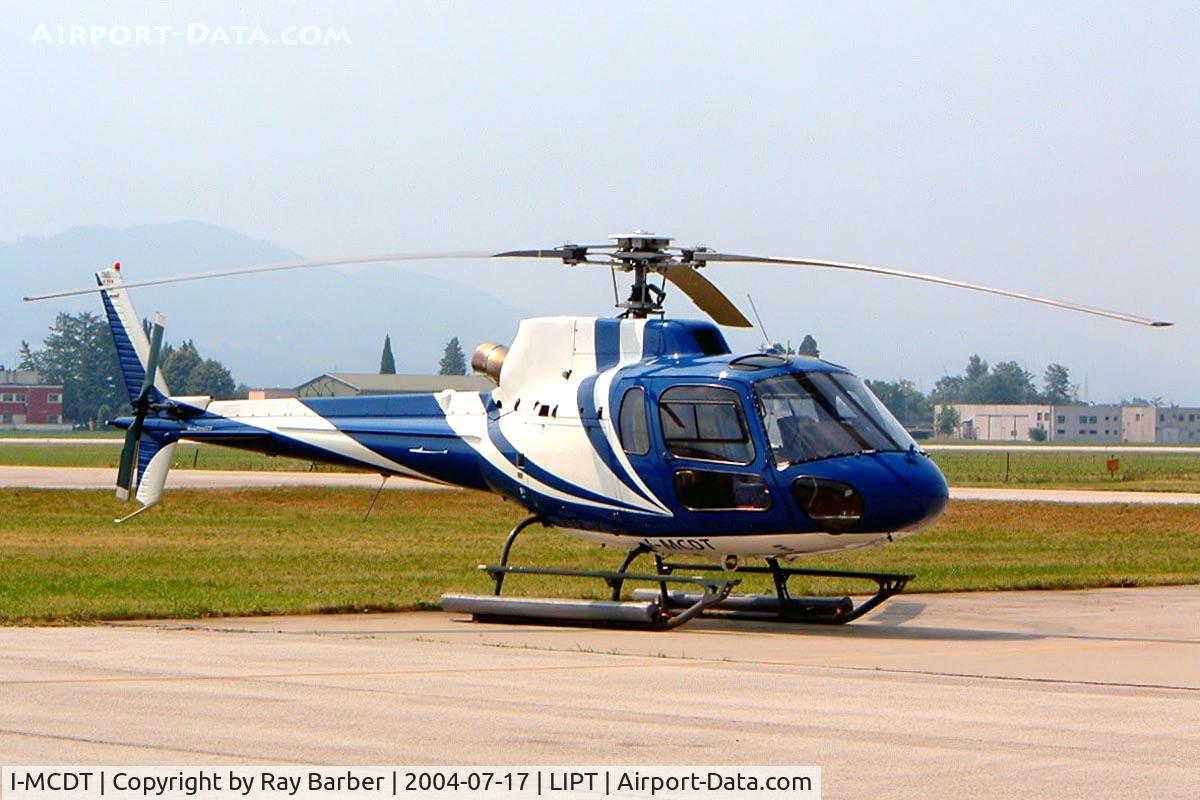 I-MCDT, 2002 Eurocopter AS-350B-2 Ecureuil Ecureuil C/N 9057, Eurocopter AS.350B2 Ecureuil [9057] Vicenza~I 17/07/2004