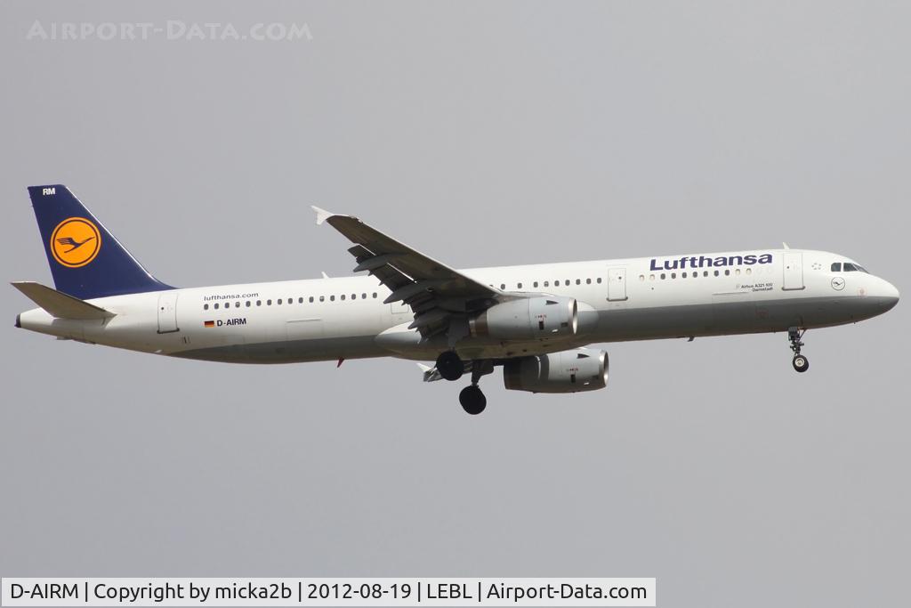 D-AIRM, 1994 Airbus A321-131 C/N 0518, Landing