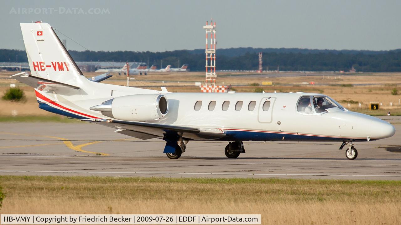 HB-VMY, 2001 Cessna 550 Citation Bravo C/N 550-0964, departure via RW18W
