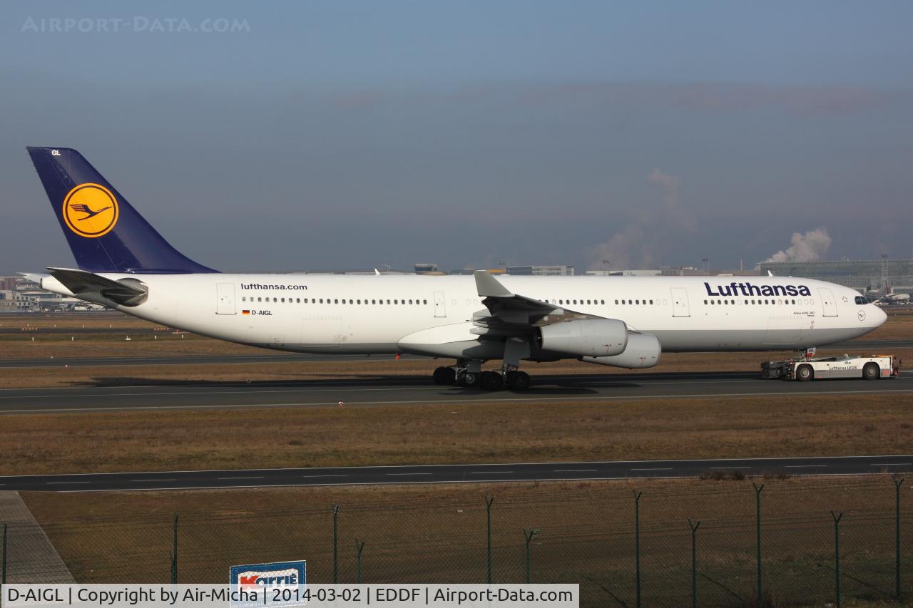 D-AIGL, 1996 Airbus A340-313 C/N 135, Lufthansa