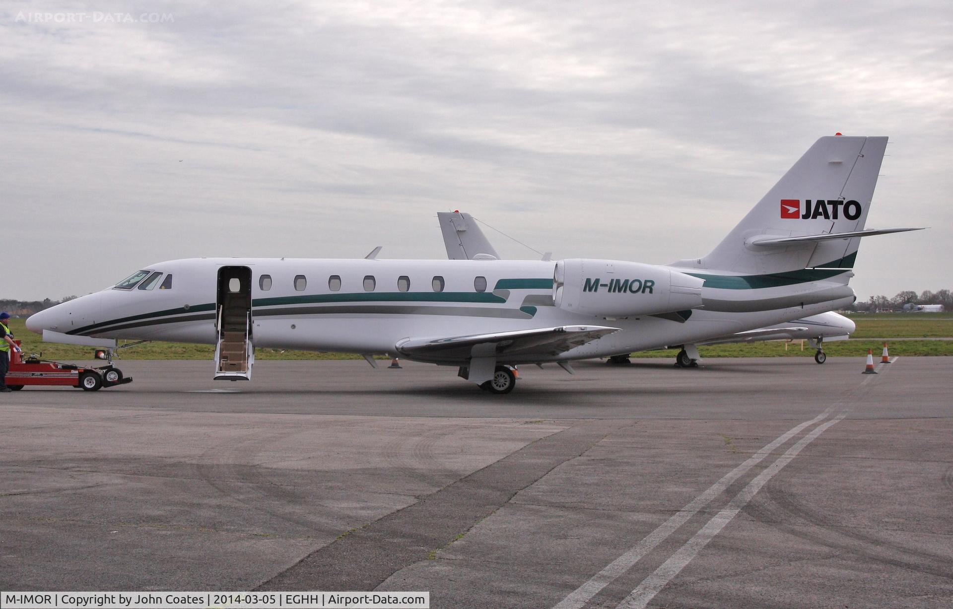 M-IMOR, 2015 Cessna 680 Citation Sovereign C/N 680-0346, At CSE
