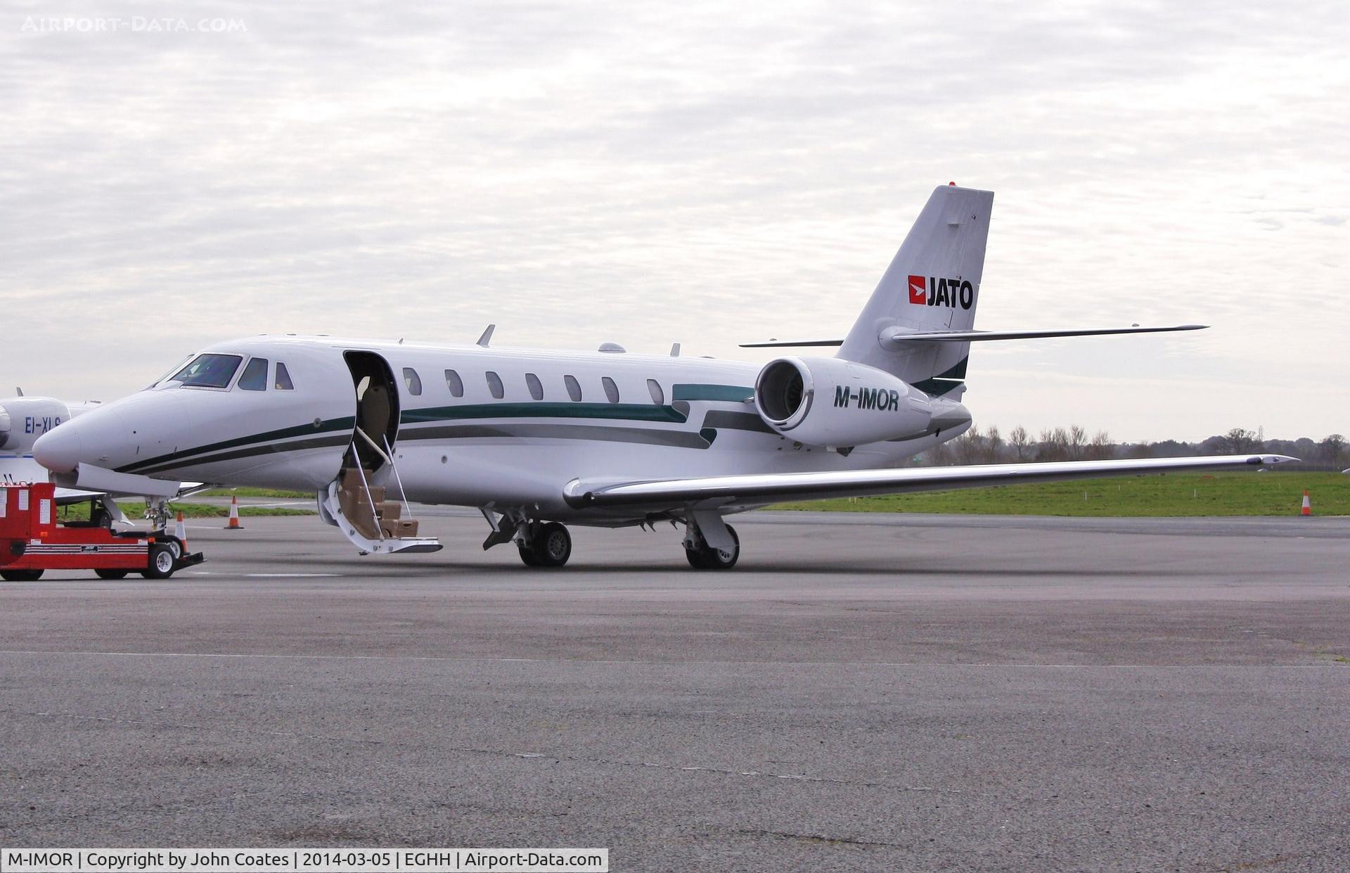 M-IMOR, 2015 Cessna 680 Citation Sovereign C/N 680-0346, At CSE